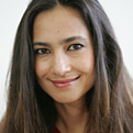 Profile portrait of Shahzia Sikander 