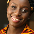 Profile portrait of Chimamanda Adichie