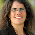 Profile portrait of Andrea Ghez
