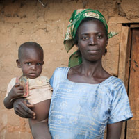 Nigerian mother and child