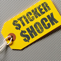 sticker shock