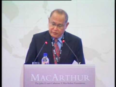 Still image from Amb Barry Desker Closes the Launch of the MacArthur Foundation Asia Security Initiative