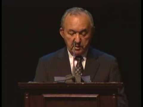 Still image from Richard Goldstone Accepts MacArthur Award for International Justice