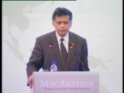 Still image from Dr Surin Pitsuwan's Keynote at the Launch of the MacArthur Foundation Asia Security Initiative