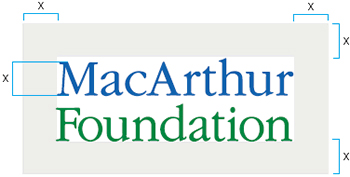 MacArthur Logo with white space around