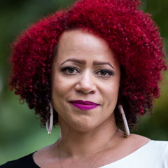 Profile portrait of Nikole Hannah-Jones