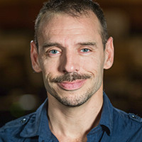 Profile portrait of Basil Twist