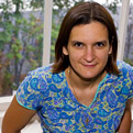 Profile portrait of Esther Duflo