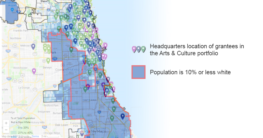 Map_Of_Chicago_Showing_Dispersion_Of_Arts_Grantees_Throughout_The_City