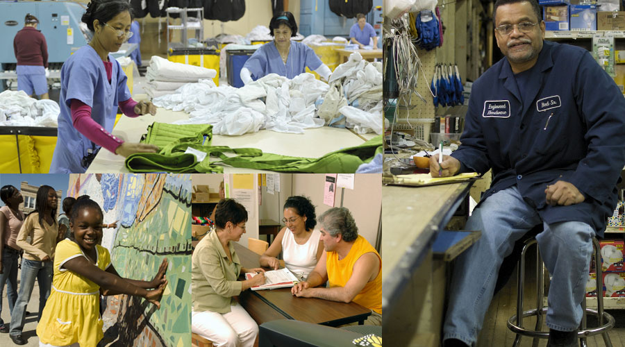 Collageofimageswithpeopleworking,collaborating,andplaying