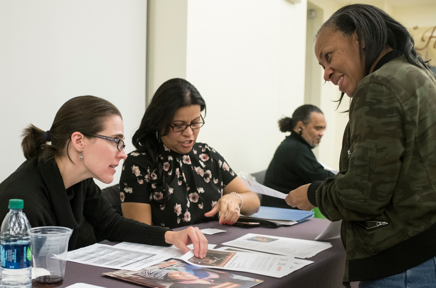 WomenVeteransInteractAtChicagoFoundationForWomenEventInEnglewood