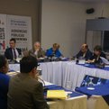 Thumbnail for Organizaciones que reciben apoyo del programa de derechos humanos de la Fundación MacArthur participaron en el 159º Período de sesiones de la Comisión Interamericana de Derechos Humanos (CIDH)