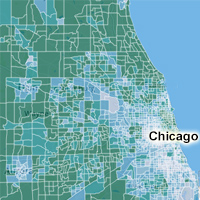 Chicago data map