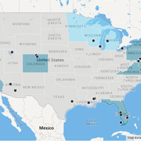 Climate map