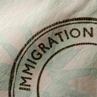 Immigration stamp