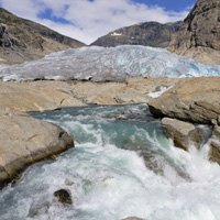 melting glacier