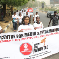 Nigeria anti corruption rally