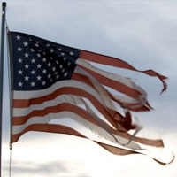tattered flag