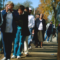 voter line