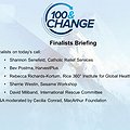 100&Change Finalists Online Briefing thumbnail